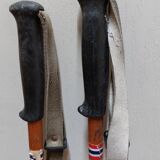 Paire de bâtons de ski vintage en bambou VM Staven - Lot 2