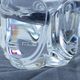 Vintage trumpet vase in crystal signed Daum France 21cm