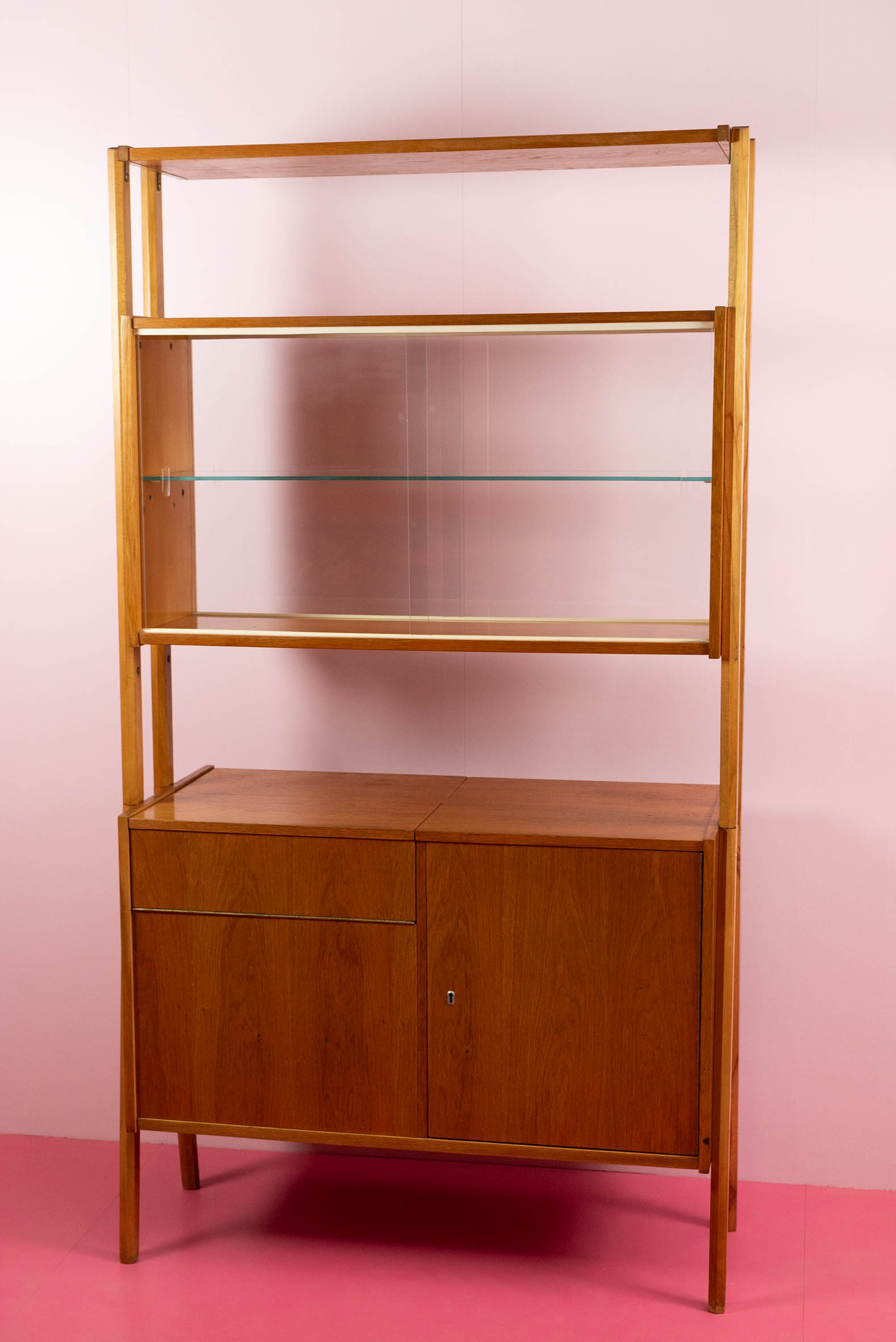 Vintage Mid Century room divider door 'Jirak' voor 'Tatra'