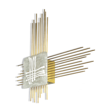 Sculptural Wall Light by Angelo Brotto for Esperia Italy, 60s