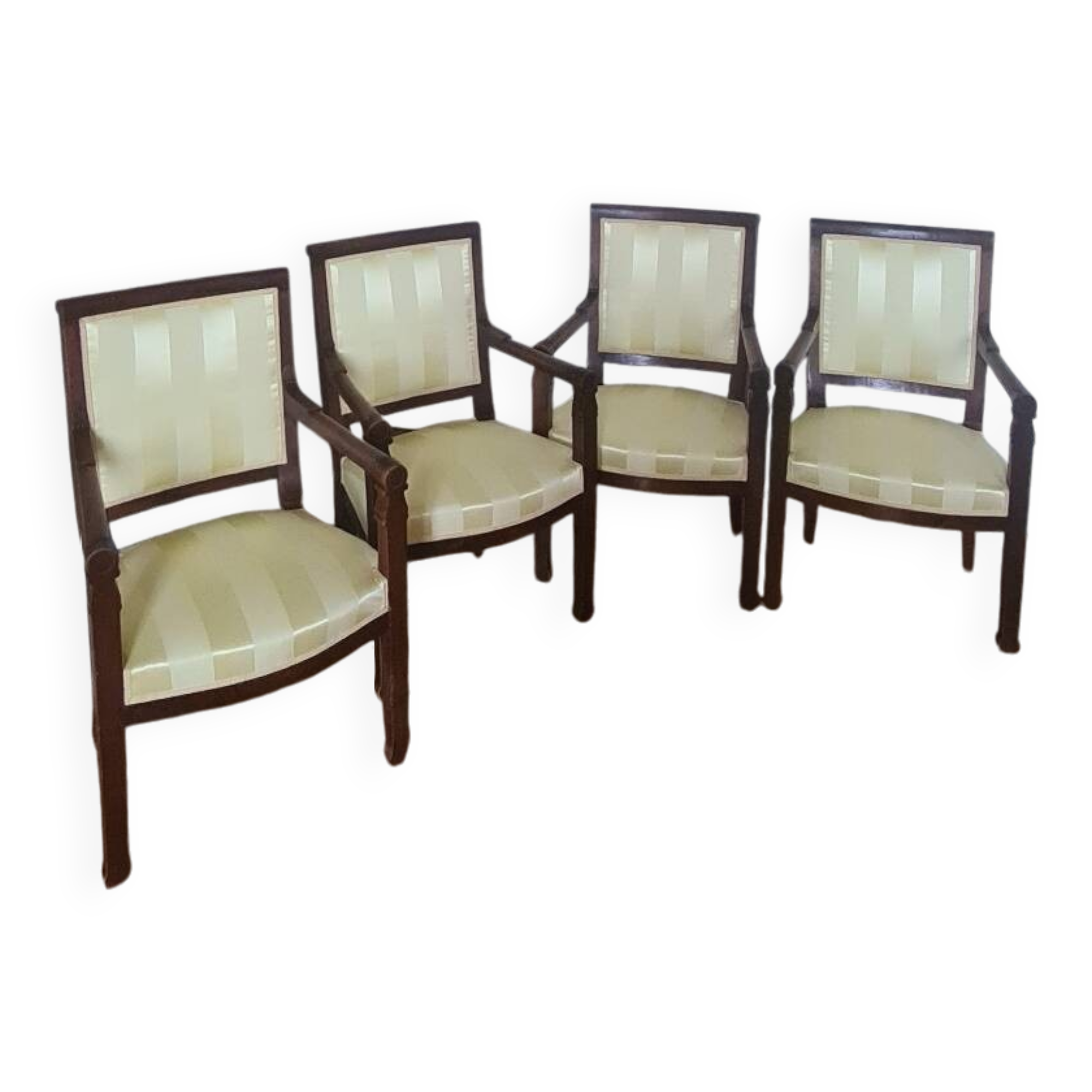 Serie 4 fauteuils Ep Consulat