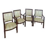 Serie 4 fauteuils Ep Consulat