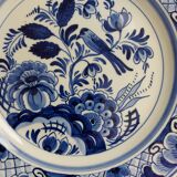 old decorative plate delft blauw