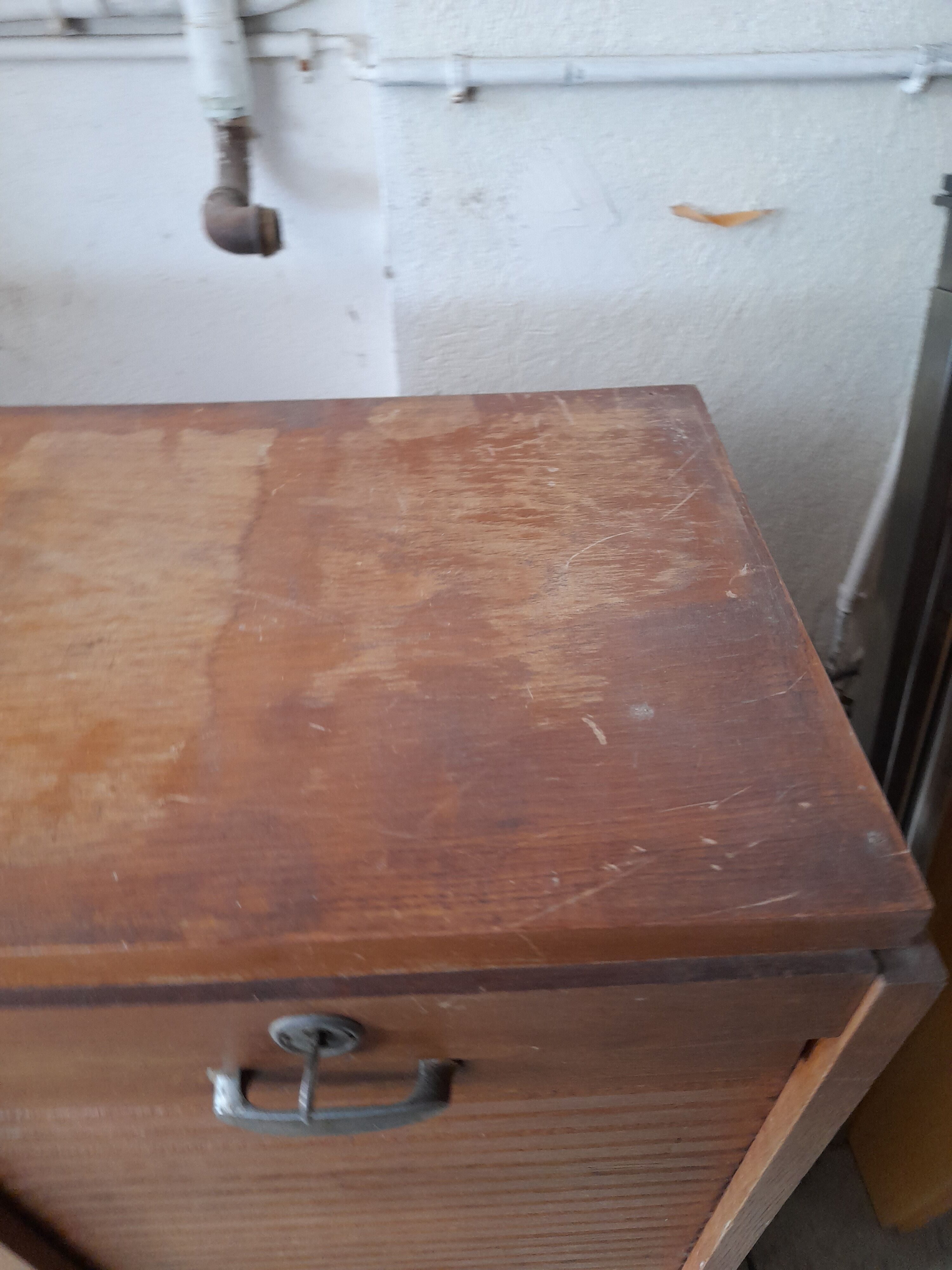 Old curtain cabinet 1950