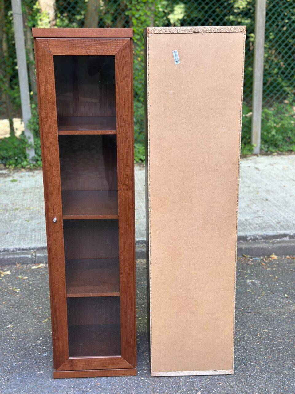 2 Scandinavian glass libraries