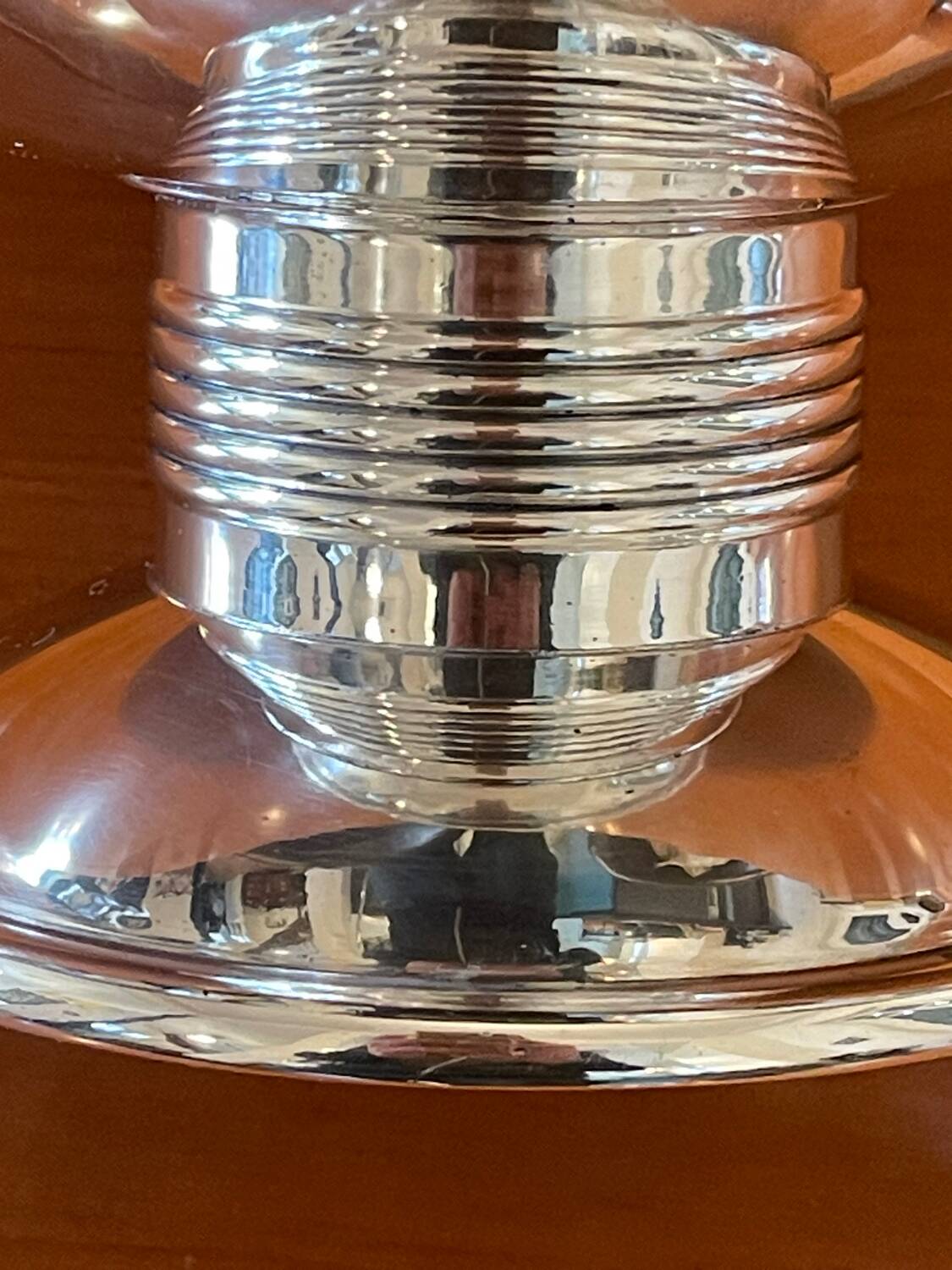 Christofle Alfenide ,coupe  d’époque art déco Luc lanel
