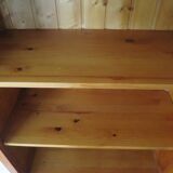 Beautiful bookshelf - solid pine - 5 shelves - country style - natural colour