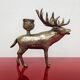 Pair of candle holders in the shape of a deer Mid Century Modern