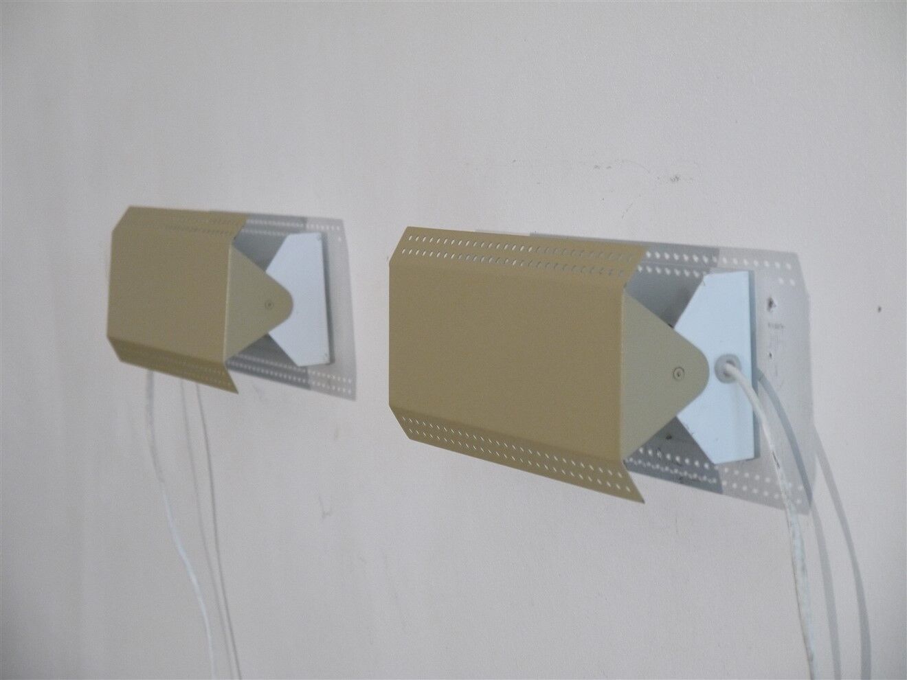 Pair of vintage Scandinavian wall lights 1970