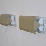 Pair of vintage Scandinavian wall lights 1970