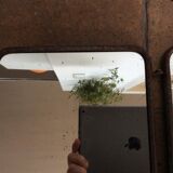 Triptych barber mirror - 57x24cm