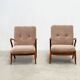 Set of two French lounge chairs