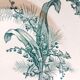 Assiette plate Terre de fer Muguet
