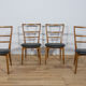 Chaises par Mariana Grabińskiego pour Swarzędzka Factory, années 1960, Set de 4