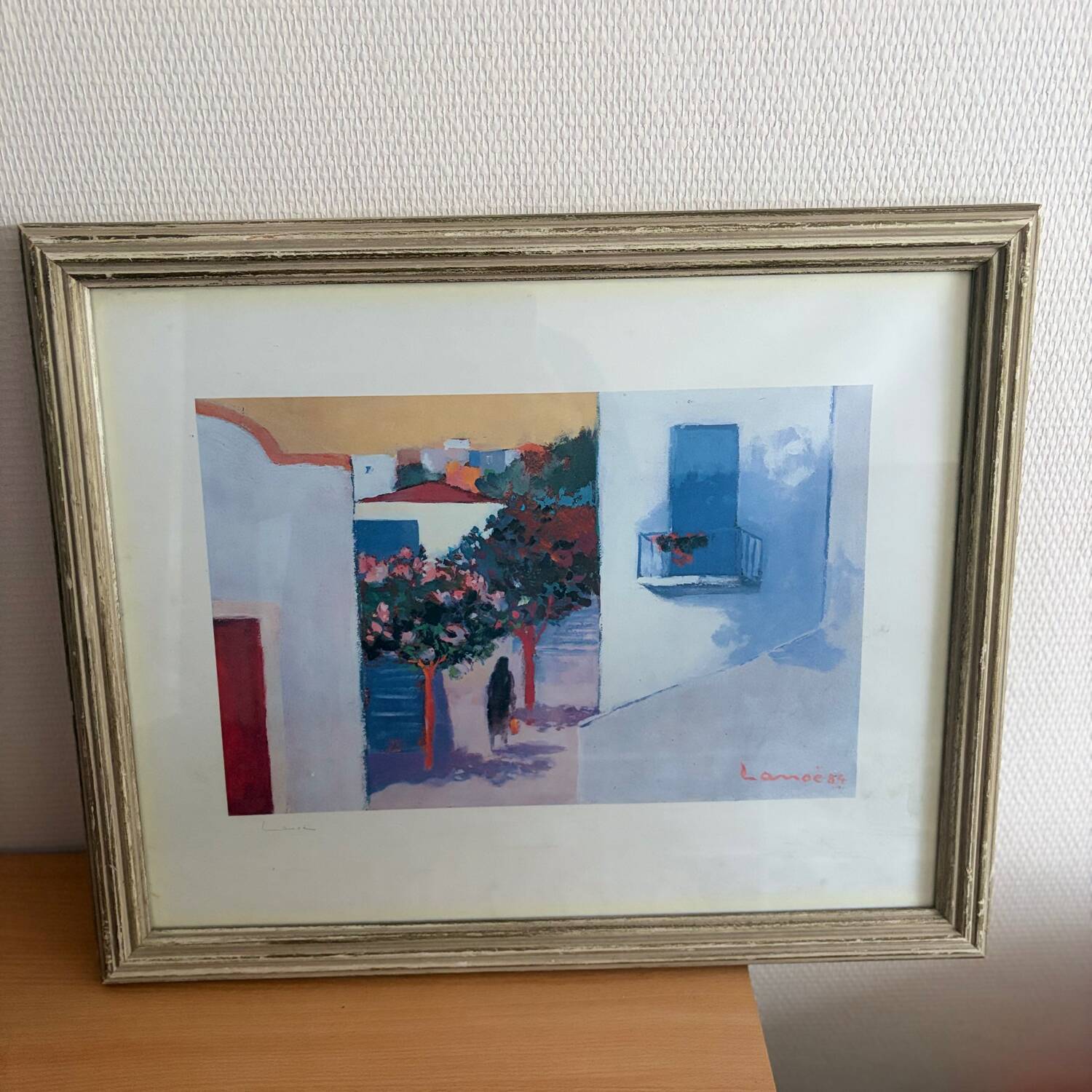 Tableau Alphonse Lanoë – Signed Lanoë 84 – Original – Unique style – Pr