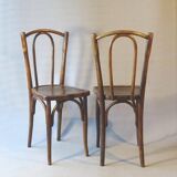 Two wooden chairs, Type 56 in the Thonet catalogue, circa 1920