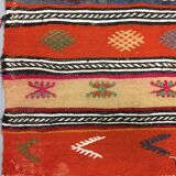 Colourful Vintage Turkish Kilim Kelim Rug 290x166 cm shabby chic wool boho Large