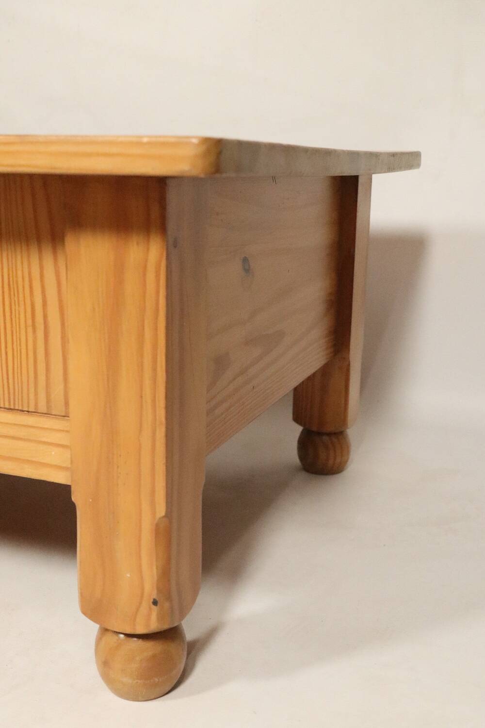 Table basse Style Ethnique Boho Table Vintage Couleur Claire Bois