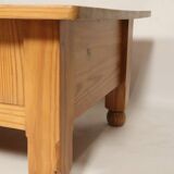 Table basse Style Ethnique Boho Table Vintage Couleur Claire Bois