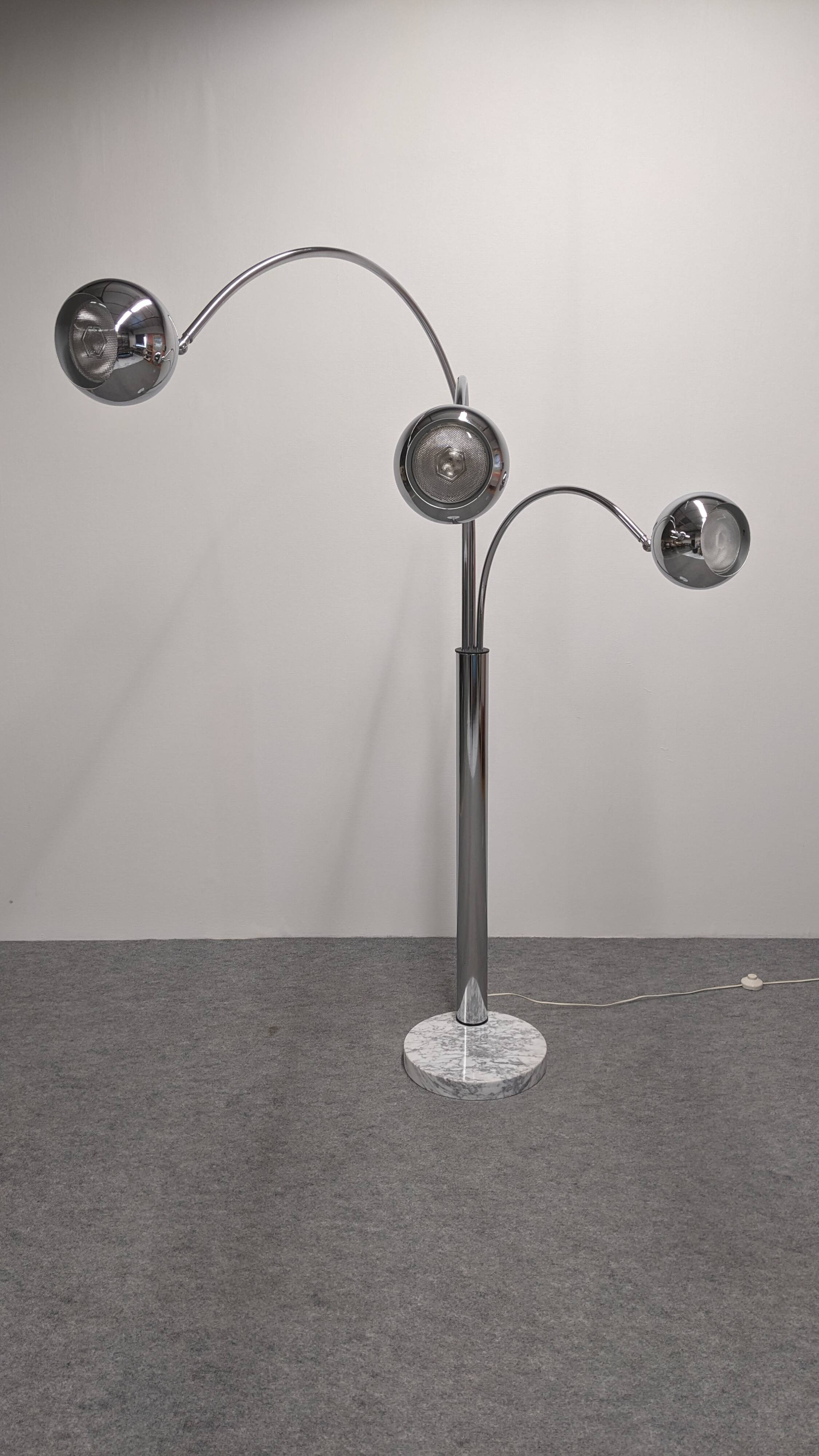 Lampadaire "Muguet" Space Age de Goffredo Reggiani, années 60-70