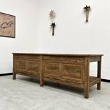 Comptoir ancien, table drapière des années 50