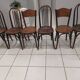 Suite de 6 chaises de Bistrot Baumann et Fischel années 1920