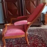 Pair of Voltaire armchairs