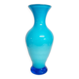 Jarrón de cristal. Italy, 1980s.