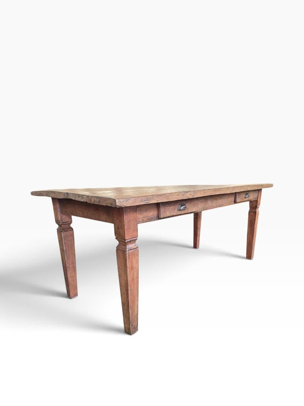 Farm table/vintage dining table in solid wood