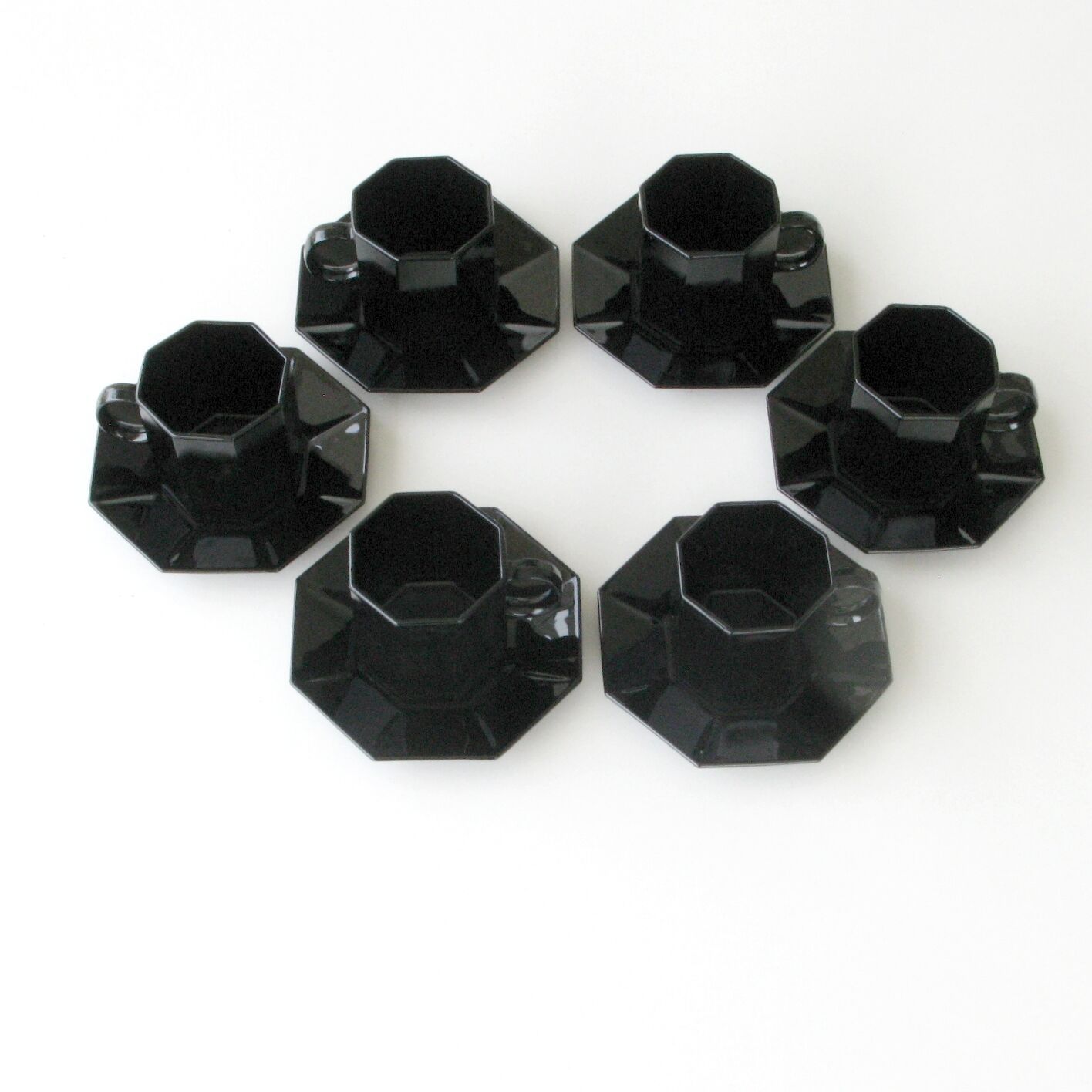 Coffee or tea service ARCOROC OCTIME - Black France