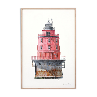 "Delma", le phare, tirage d'art 21/29,7 cm