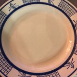 Assiettes plates terre de fer Gien