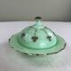 Jade green opaline bonbonnière