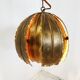 Vintage brass pendant light by Svend Aage for Holm Sorensen, 1960s