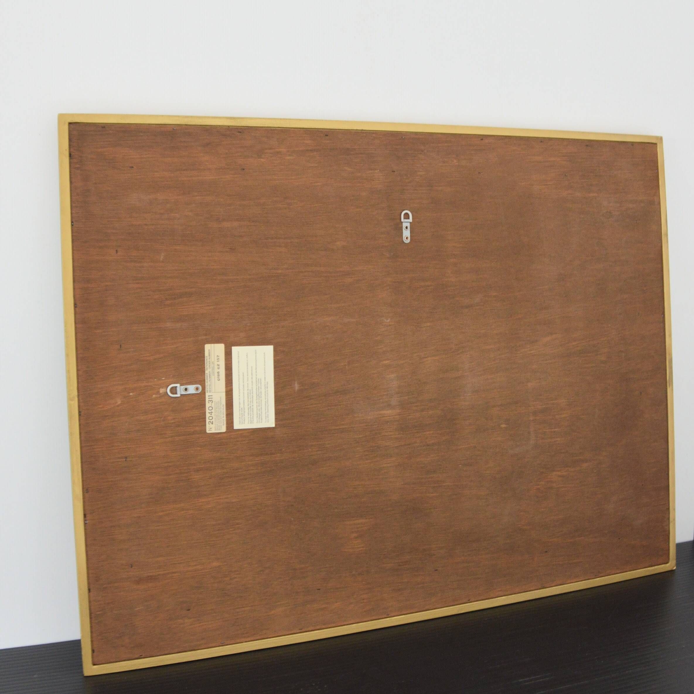 Deknudt Hollywood Regency Belgium Vintage 1970s Wall Mirror