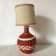 Vintage scoubidou bottle lamp, 1960s