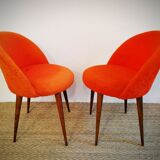 Pair of chairs 70's "moumoute"