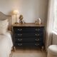 commode noire