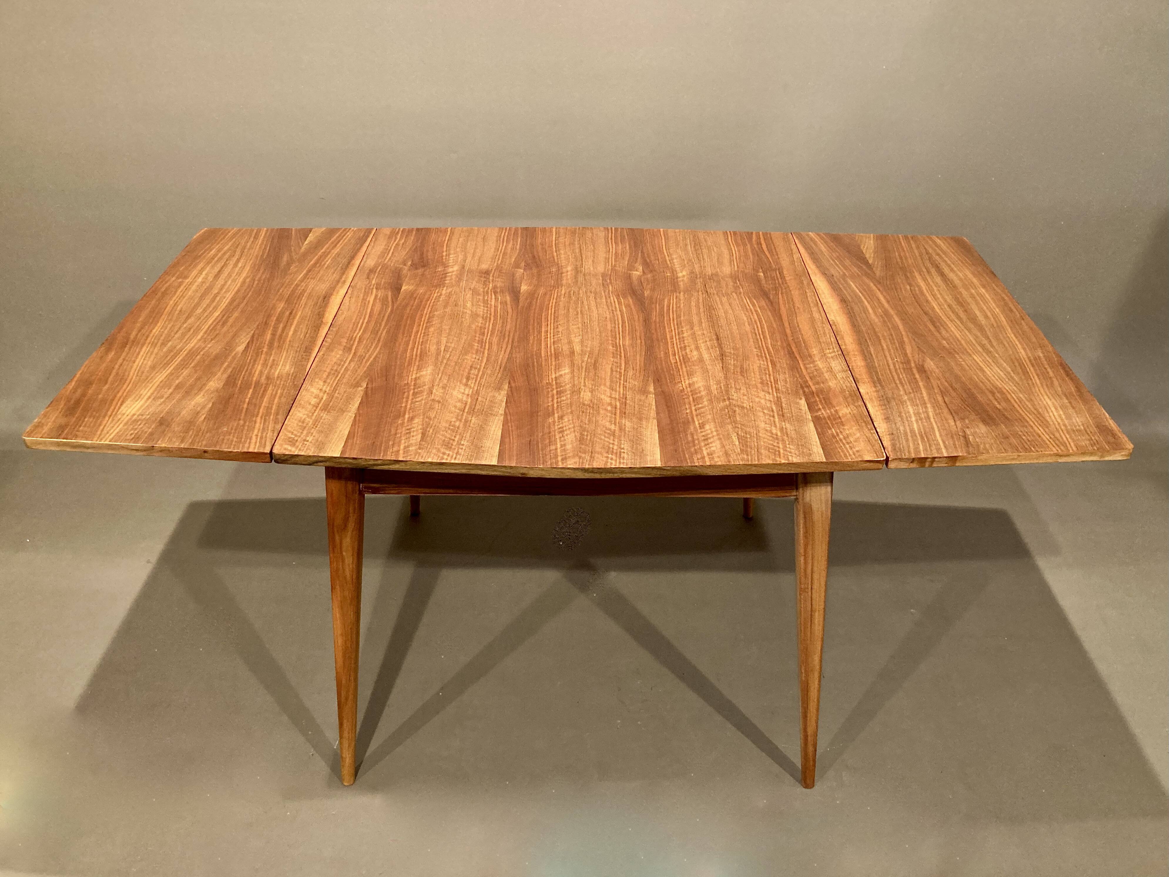 Scandinavian extendable teak table, 1950