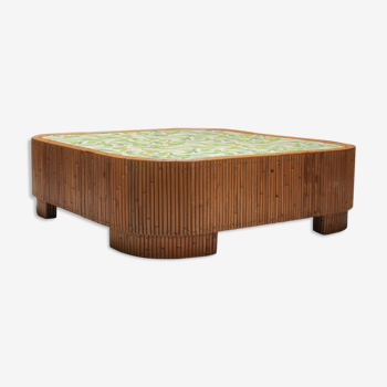 Table basse en bambou Vivai del Sud - 1970