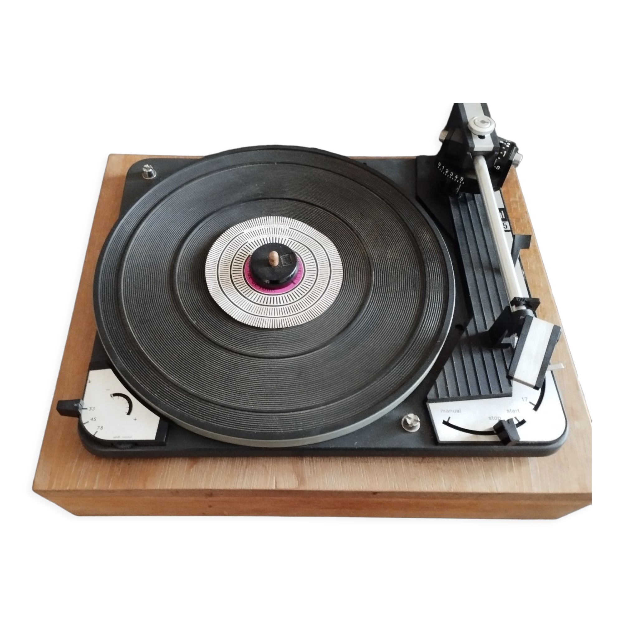 PLATINE VINYLE DE marque Dual, type HS 39, avec cellule 1214 pour