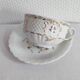 Limoges porcelain cup and saucer Georges Boyer