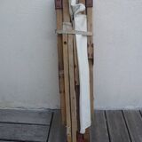 Two war military camp lit