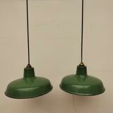 Pair of industrial lamps
