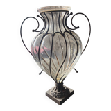 Vase en verre soufflé