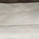 Old embroidered monogram EC métis sheet 300 x 200 cm Art Deco