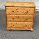Scandinavian chest of drawers with 3 solid wood drawers