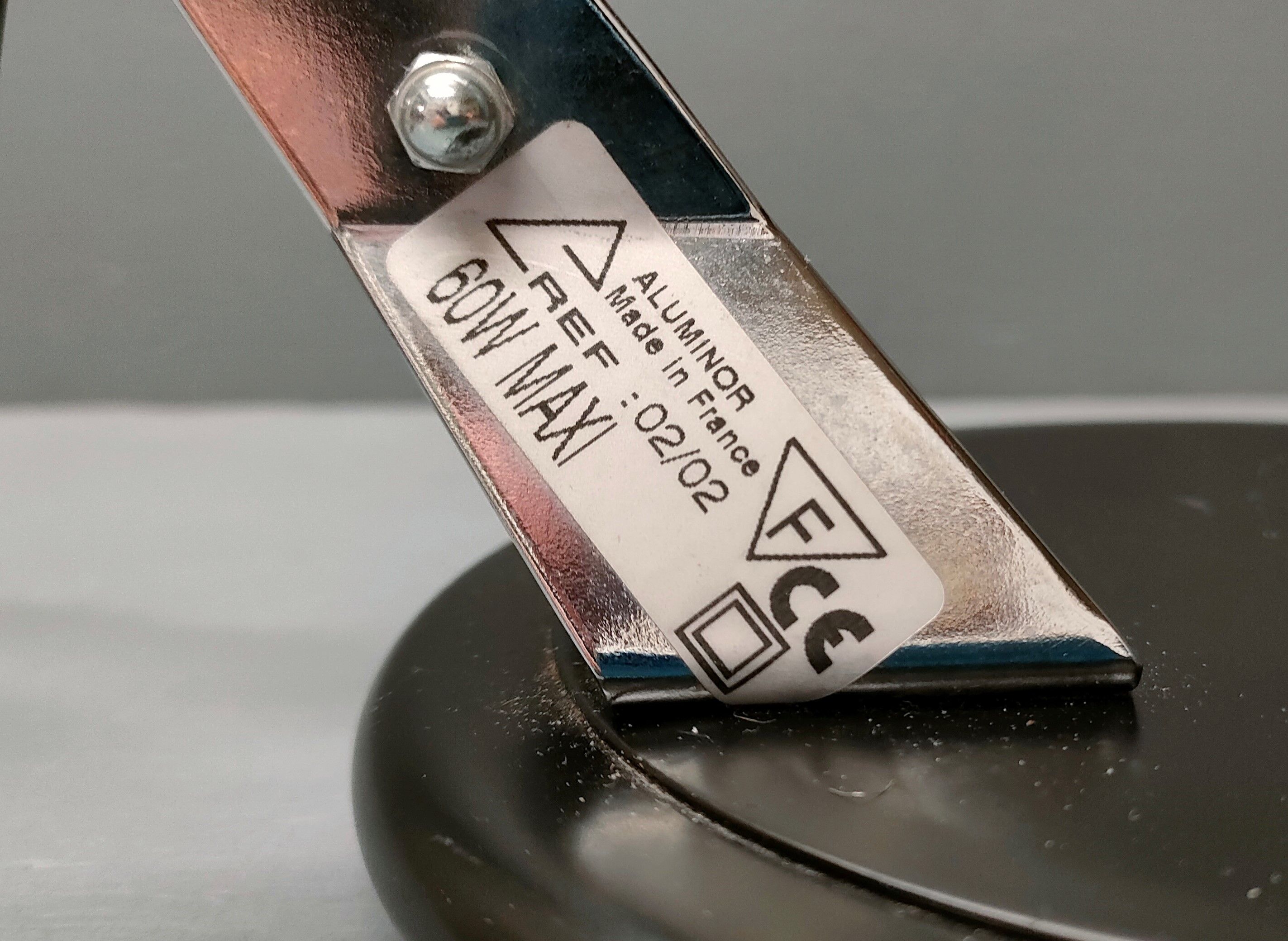 Vintage articulated black architect lamp Luminor ~ 70s ~ France