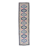 3x10 Pink & Blue Oushak Runner Rug 80x325Cm SK 22171