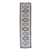 3x10 Pink & Blue Oushak Runner Rug 80x325Cm SK 22171